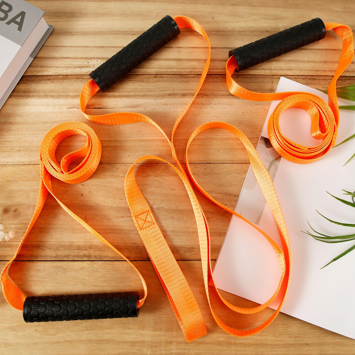 XIHIRCD Deer Drag 3 Piezas Naranja Arnés para Tirar de Venado con Lazo de Autobloqueo y Mango de Fácil Agarre Cuerda de Arrastre Accesorios de Caza
