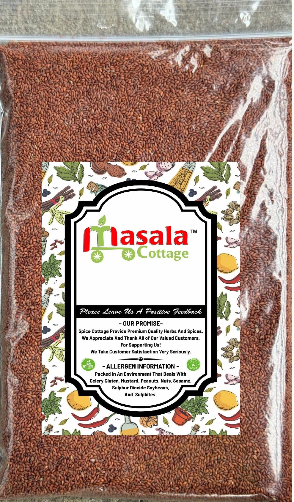 Cress Seeds | Halim Seeds Sprouting Premium Quality By Masala Cottage 50g-1900g (950g)