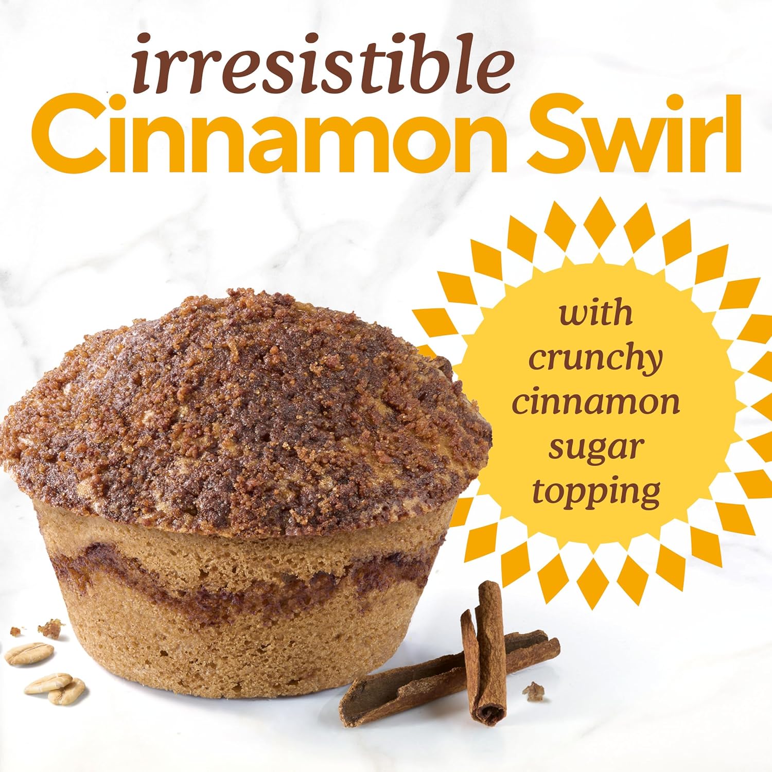 Oat Flour Cinnamon Swirl Muffin Mix 6pk