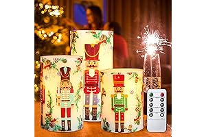 MELTONE Christmas Nutcracker Candles