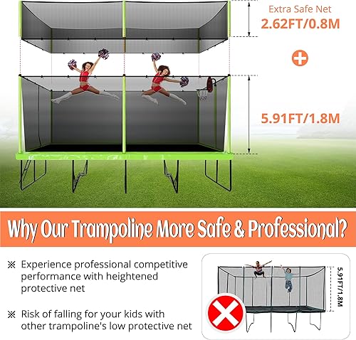 Miniatura 3 de Articscorpion Mini trampolín para adultos 40 "plegable ejercicio de fitness trampolín rebounder con mango de espuma interior entrenamiento personal