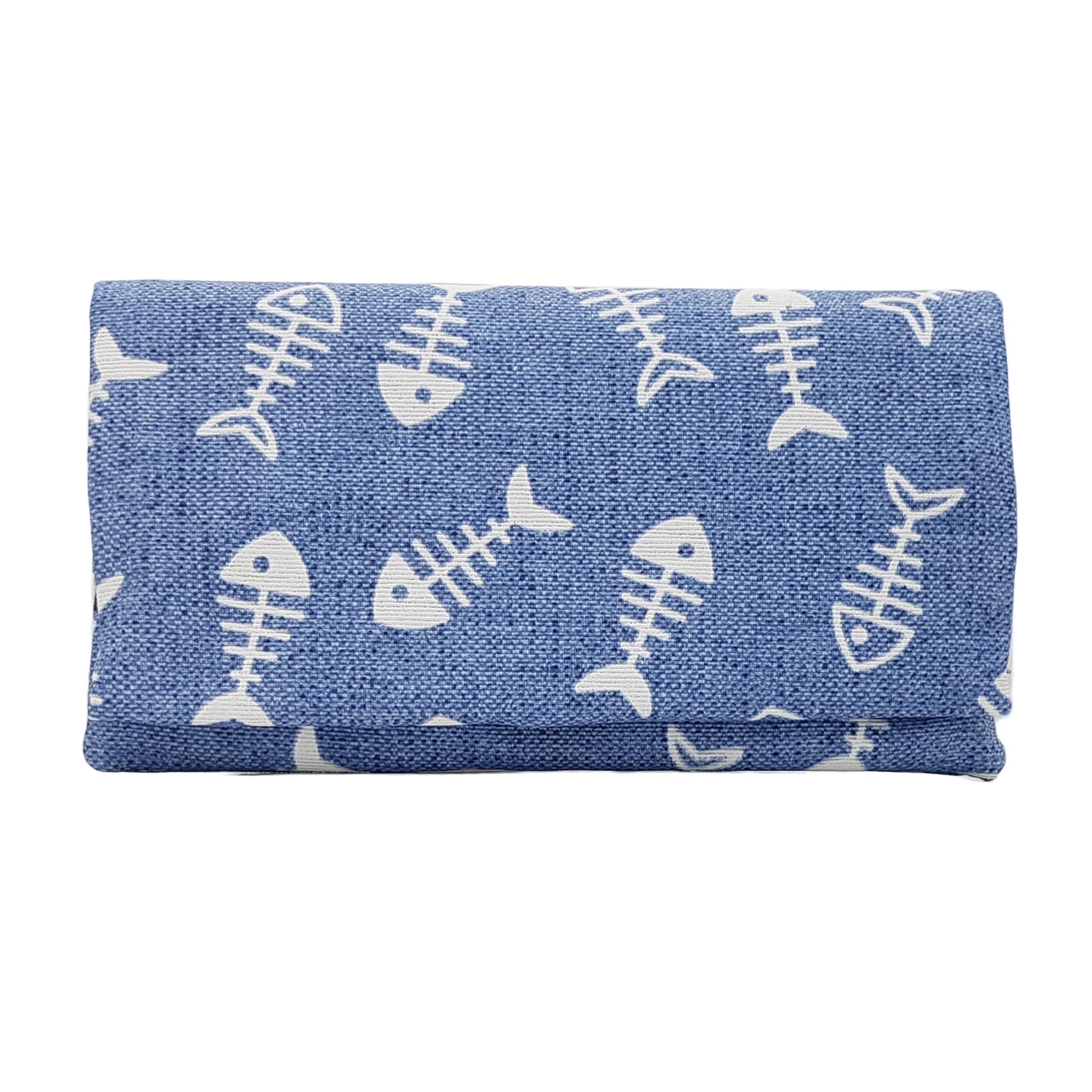 Plan B, Pitillera Tabaco de Liar, Yolo 01, 16 x 8,50 cm, 50 g, con Bolsa Interior de Goma EVA, Espinas de Peces, Unisex, de Tela (Fishbone)