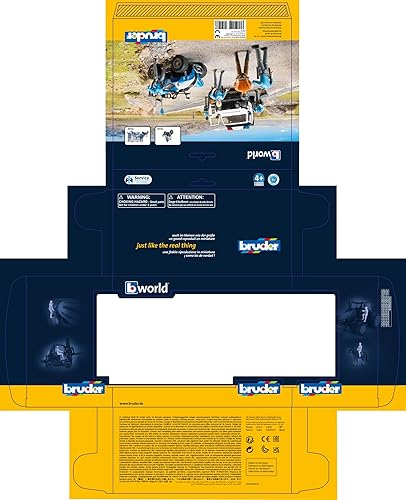 Miniatura 6 de Bruder Quad con policía y accesorios de piel clara (el género puede variar)