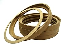 Vista 2 de Audiopipe 2 pares de anillos de 10 pulgadas RING-10BZ MDF altavoz hueco con bisel de montaje espaciador empotrado