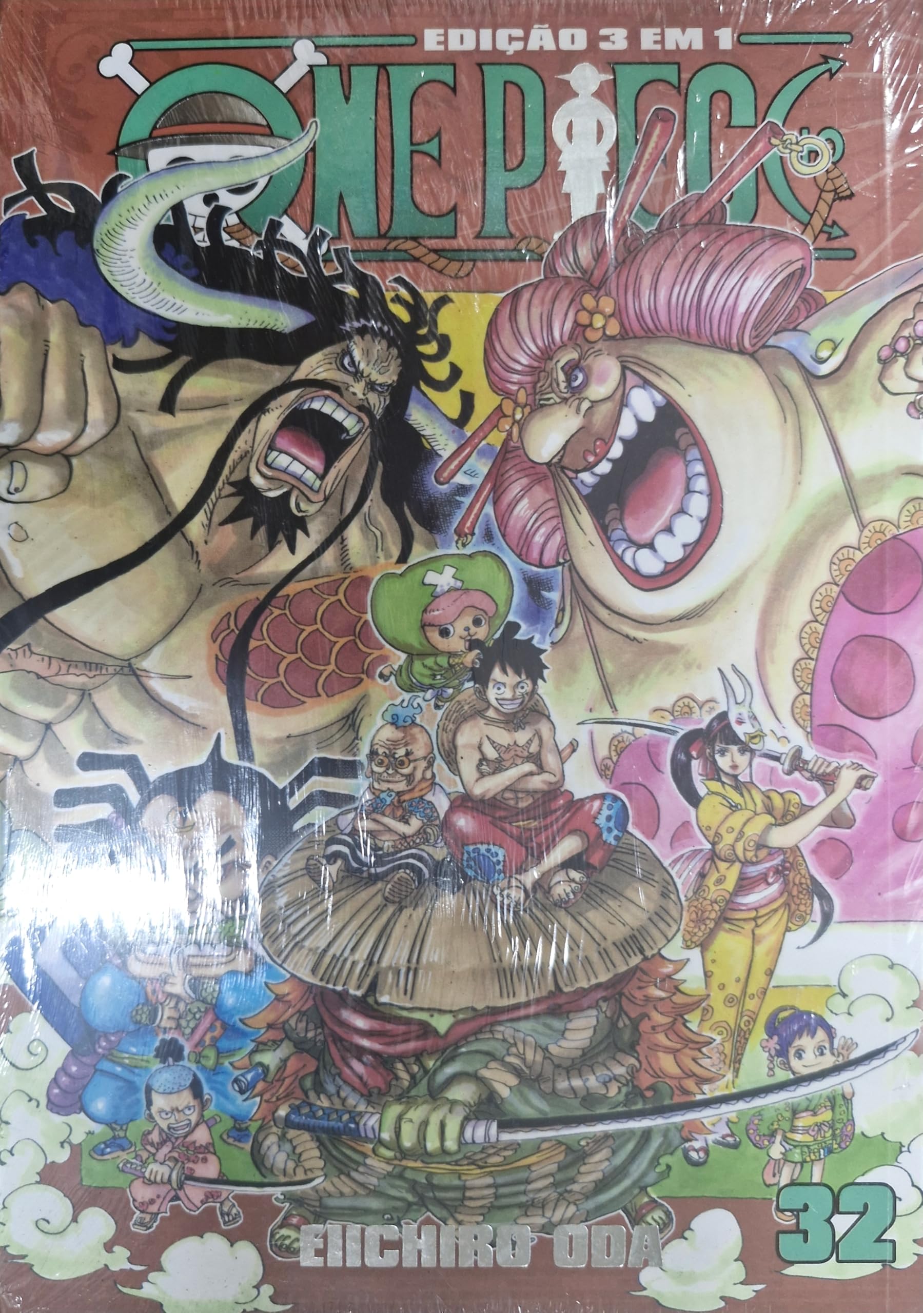 One Piece 3 em 1 Vol. 32 : Oda, Eiichiro: Amazon.com.br: Livros