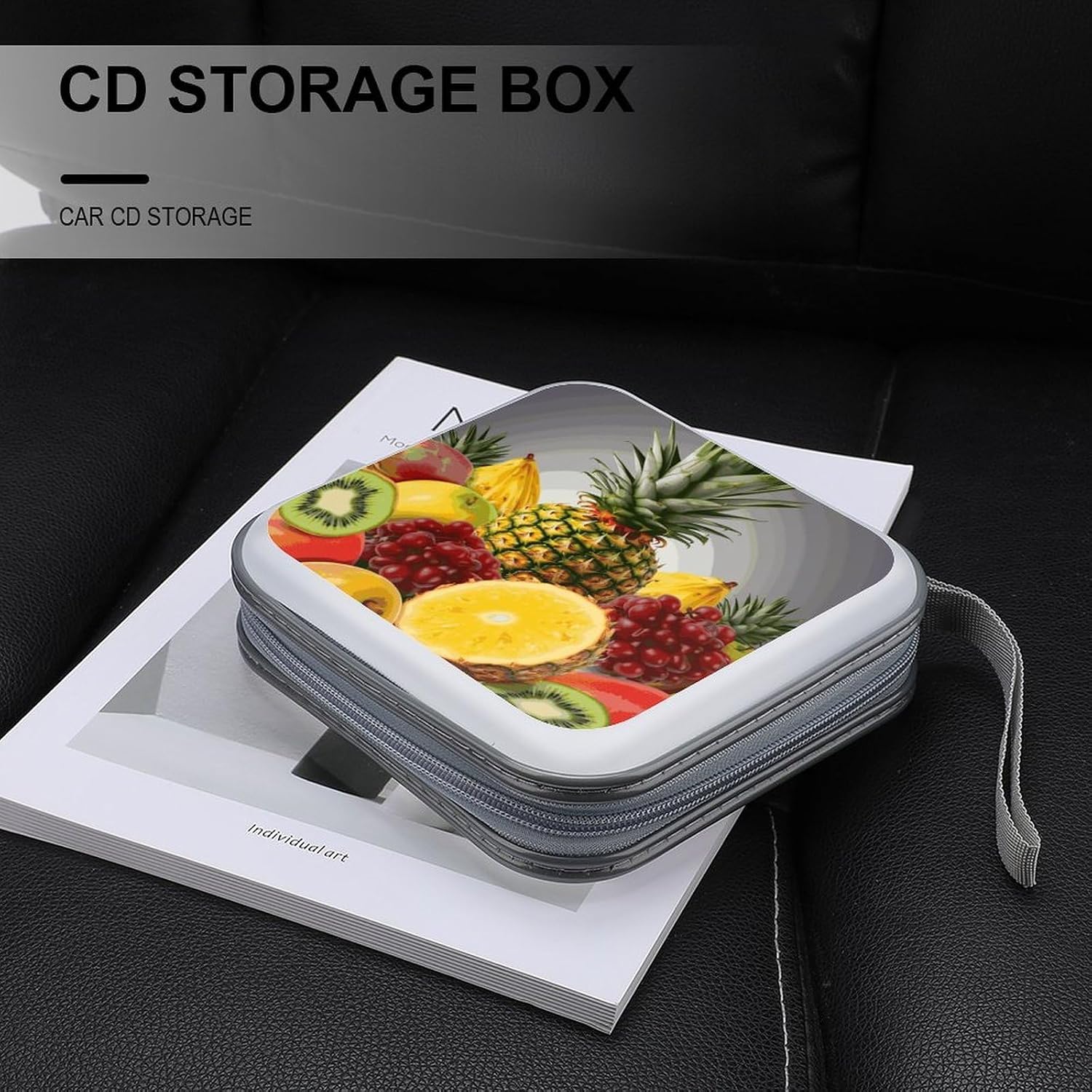 Fresh Fruits Pineapple CD Case CD Storage Box DVD Sleeves
