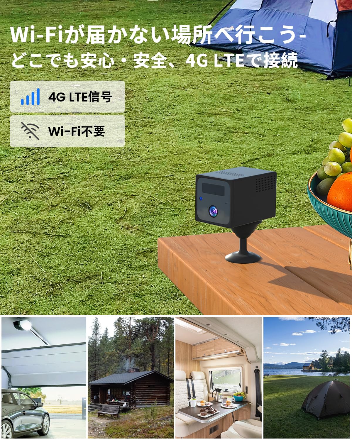 Amazon.co.jp: 【強化版400万超高画素・wifi不要・5200mAh大容量電池