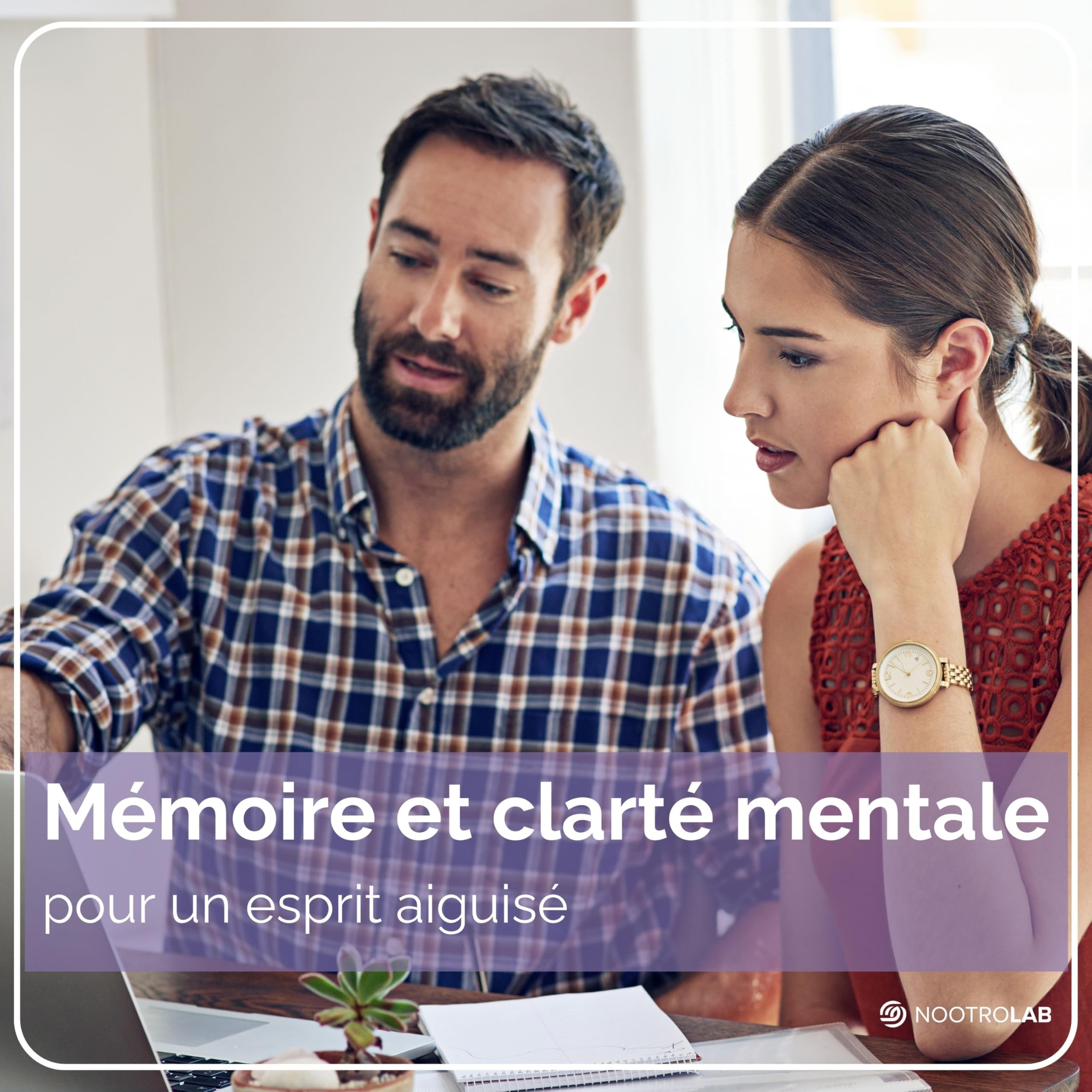 Bacopa Monnieri – Cure de 20 jours -1125 mg - Mémoire, Concentration & Clarté Mentale – Soutien Cognitif Naturel – 60 Gélules Végétales – Nootrolab - Cure de 20 jours