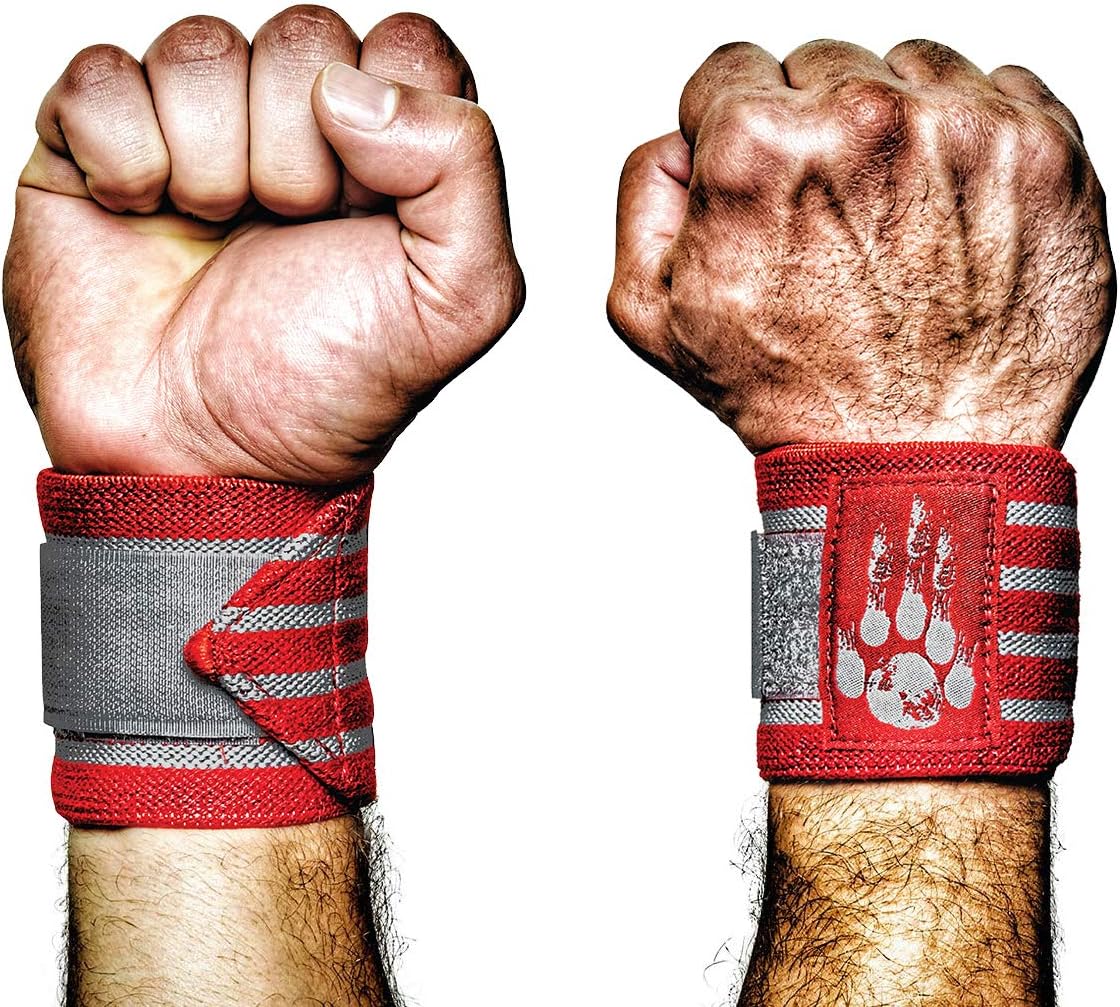 MANIMAL Wrist Wraps for Weightlifting (Since 2010) – Professional Wrist Straps for Men and Women – Use for Strength Training, Bodybuilding, Powerlifting, Cross fit to Eliminate Wrist Pain in the Gym