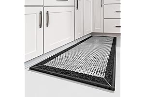 Gorgeous Black and White Kitchen Runner: A Perfect Addition to Your Home