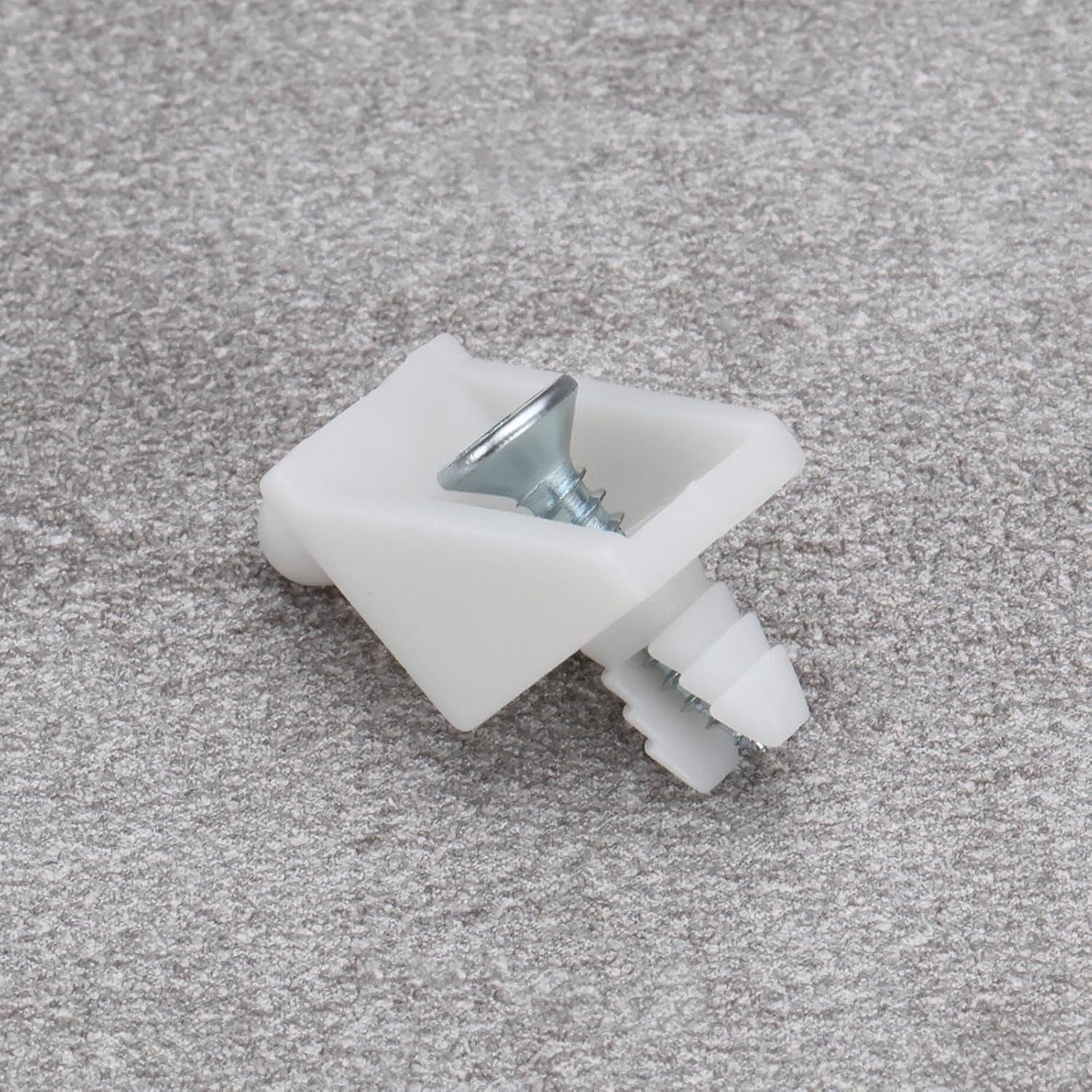 50pcs White Shelf Support Pins Replacement Screws Shelf Plug Shelf Brackets Furniture Cabinet Plastic Corner Bracket Compatible with IKEA Pax