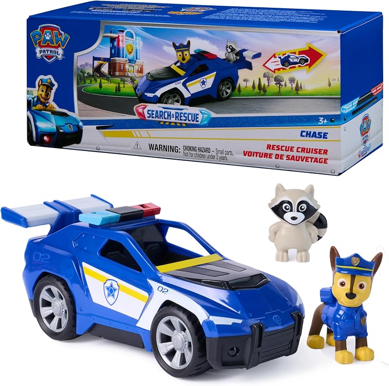 Paw Patrol: Search & Rescue, Chase Rescue Cruiser Vehicle with 2 Figures