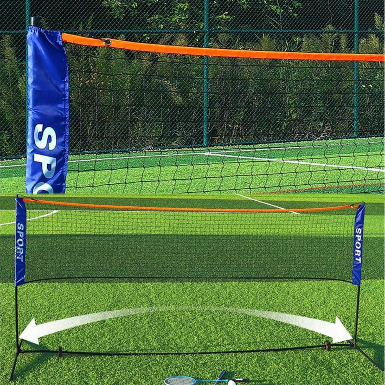 Rete da badminton standard for allenamento sportivo professionale pallavolo Facile installazione tennis all'aperto Esercizio Per Esterni