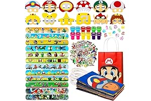 Mario Party Favors for Kids Birthday Party Ultimate Bundle