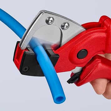 KNIPEX Tools 90 10 185 SBA Pneumatic Hose Cutter, 7-1/4