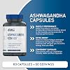 Applied Nutrition Ashwagandha KSM-66 - Premium Ashwagandha Herbal Supplement for Energy, Anxiety, Stress, Made in The UK (60 Capsules)