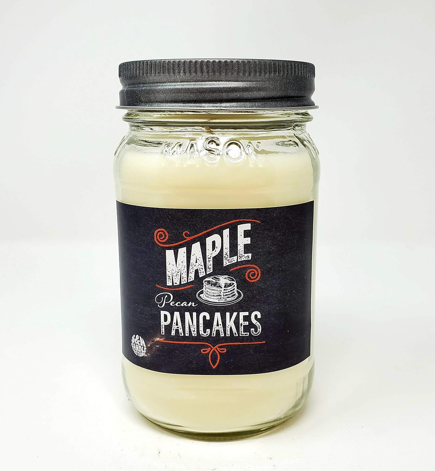 Maple Pecan Pancakes Candle ~ Glass 3 Wick Jar ~ Maple Butter Pecan Pancake Goodness! ~ All Natural Premium Soy Candle by S&M Candle Factory (Large 3 Wick)