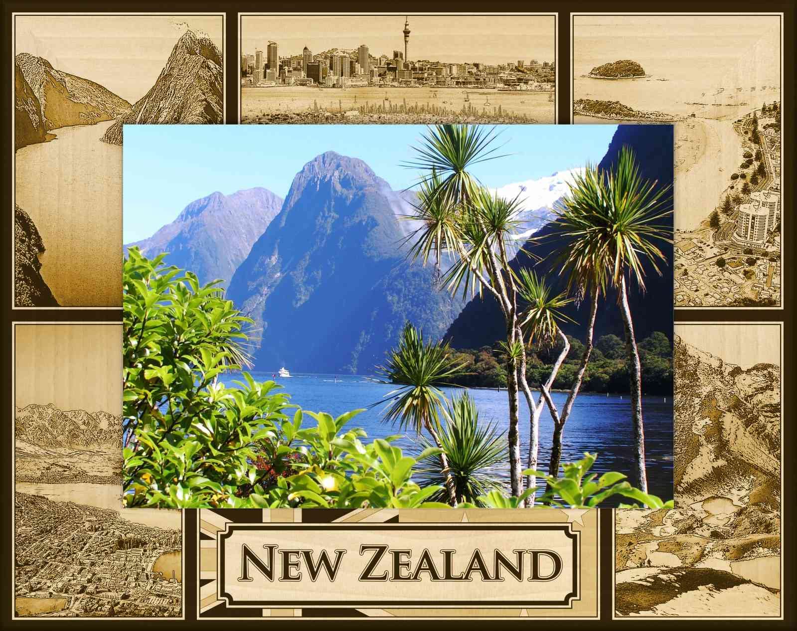 Amazon.com - Saddle Mountain Souvenir New Zealand Laser Engraved