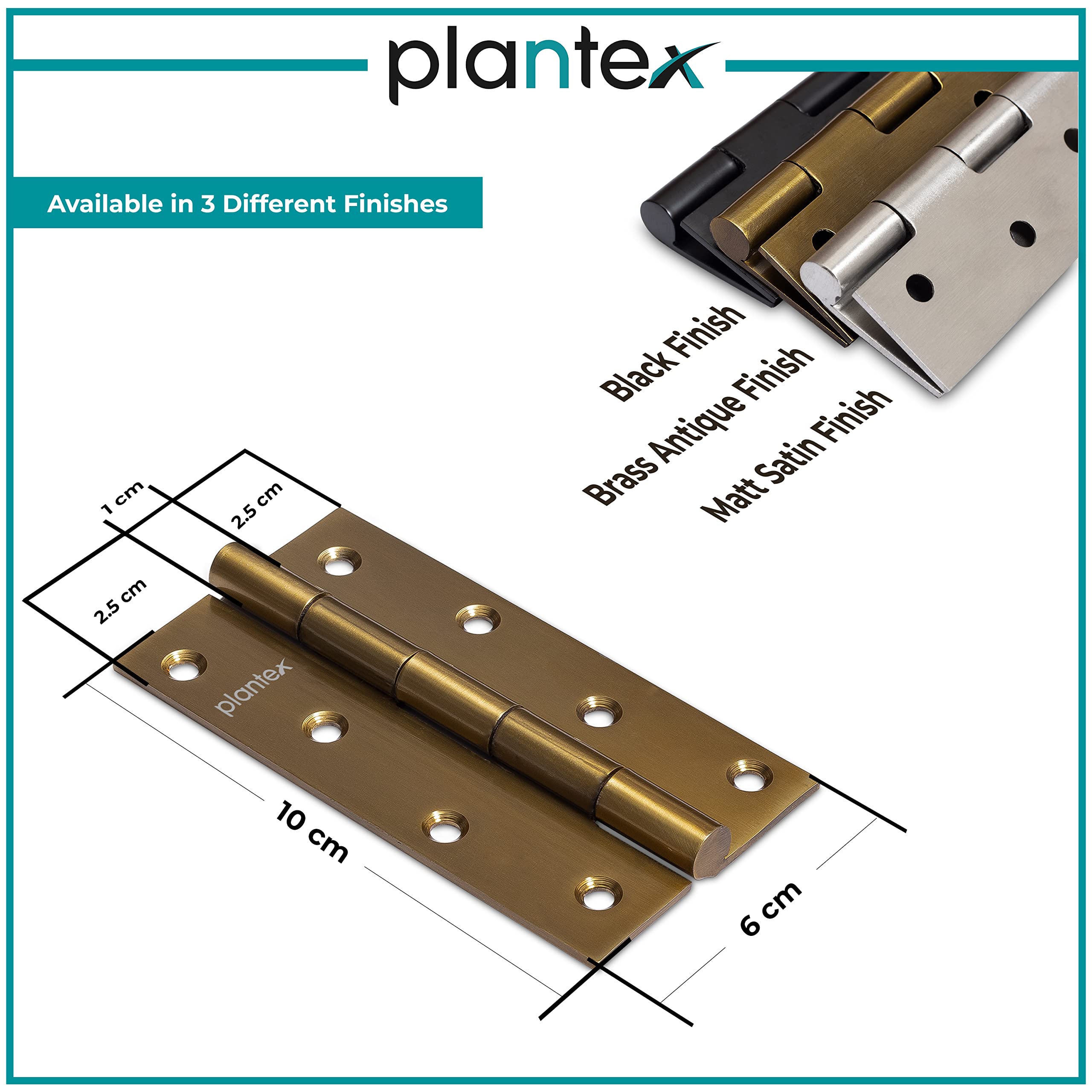Heavy Duty Stainless Steel Door Hinges - Pack of 24 -3 Heavy Duty Stainless Steel Door Hinges - Pack of 24 -3