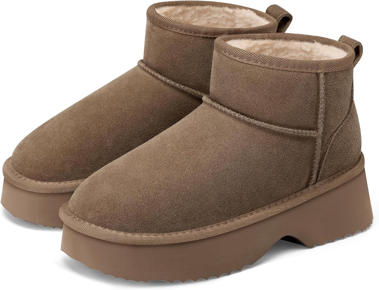 TEMOFON Women's Ankle Boots - Waterproof Warm Comfort