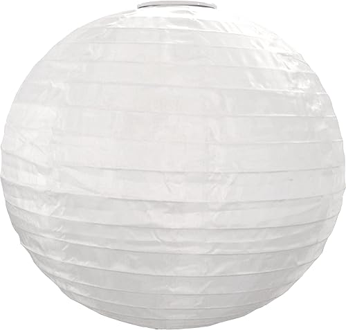 Allsop Home and Garden Soji Original 10" LED redondo al aire libre linterna solar, hecha a mano con nailon tratado UV resistente a la intemperie, disponible en Yaxa Colombia