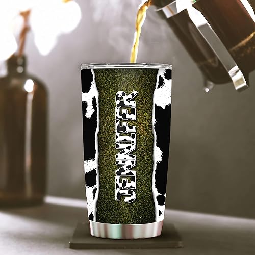 Vista 10 de WAZONE Vaso de café personalizado de 20 onzas y 30 onzas con nombre personalizado para parejas, taza térmica de acero inoxidable, taza de viaje