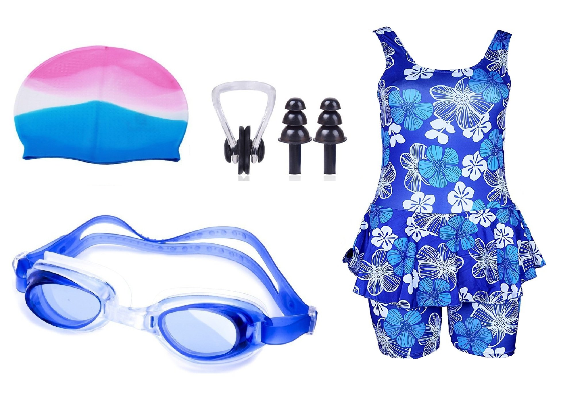 Golden Girl Girl Swimming Kit(104)-Mutlicolor Swimming Set, 8-9 Years (Multicolour) (B07D361T6P) Amazon Price History, Amazon Price Tracker
