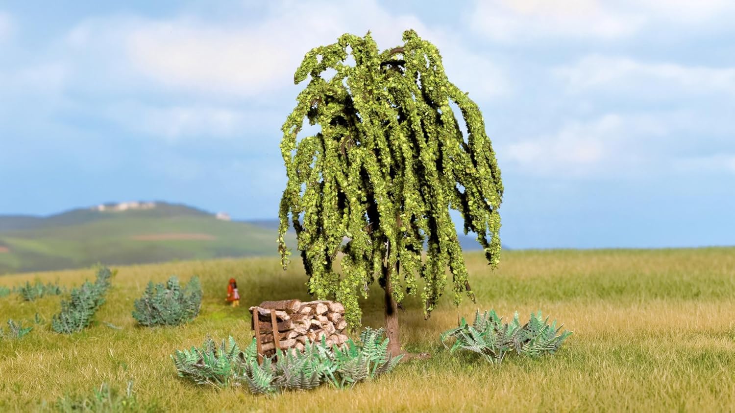 Noch 21770 Weeping Willow 11Cm High H0,Tt,N Scale Model Kit