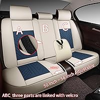Vista 180 de GXT Bench Seat Cover, Premium Faux Leather Bench Seat Covers for Trucks - Universal Fit for Most Sedans SUV Pick-up Truck, Durable for Long Lasting