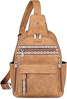 Vista 10 de FADEON Bolso de Hombro Grande para Mujer, Bolso Bandolera de Cuero Diseñador Antirrobo, Riñoneras RFID para Viaje