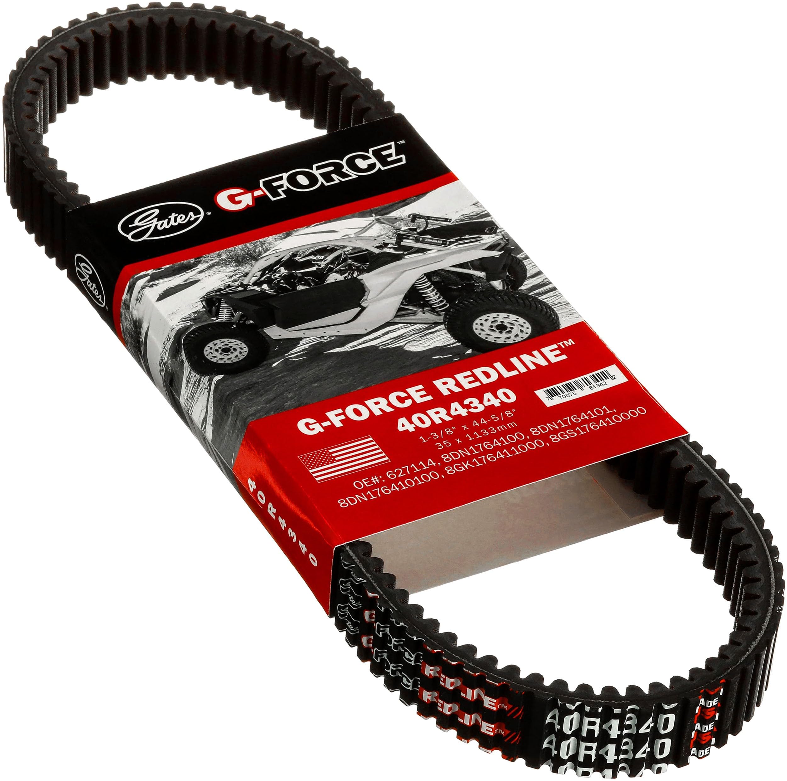 Amazon.com: Gates 40R4340 G-Force RedLine Continuously Variable