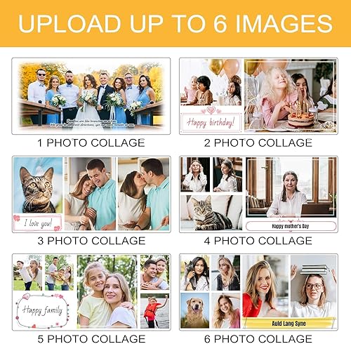 Miniatura 8 de Taza personalizada, tazas personalizadas que cambian de color, 12 onzas con collage de 3 imágenes, taza de café mágica con foto de cuchara, imagen,