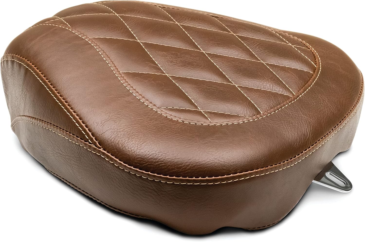 Mustang Motorcycle Seats 76723 Wide Tripper Passenger Seat for Harley-Davidson Electra Glide Standard, Road Glide, Road King & Street Glide 2008-'21, Diamond, Distressed Brown, Width: 11.5"