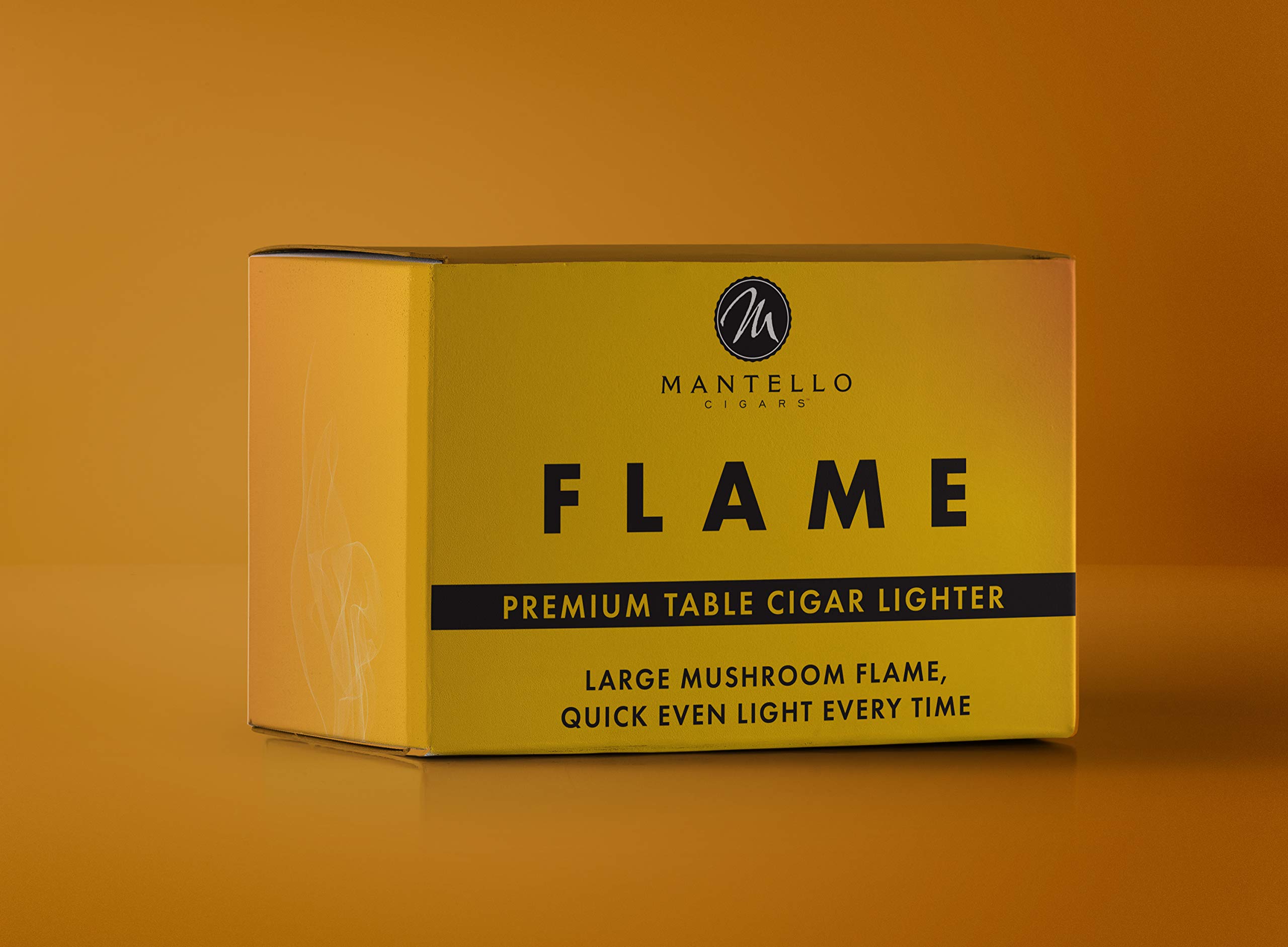 Mantello Flame TableTop Cigar Butane Torch Lighter (Improves Cigar