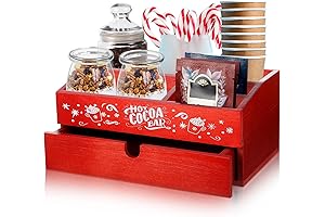 Hot Cocoa Wood Storage Box: A Festive Delight for Your Cozy Winters