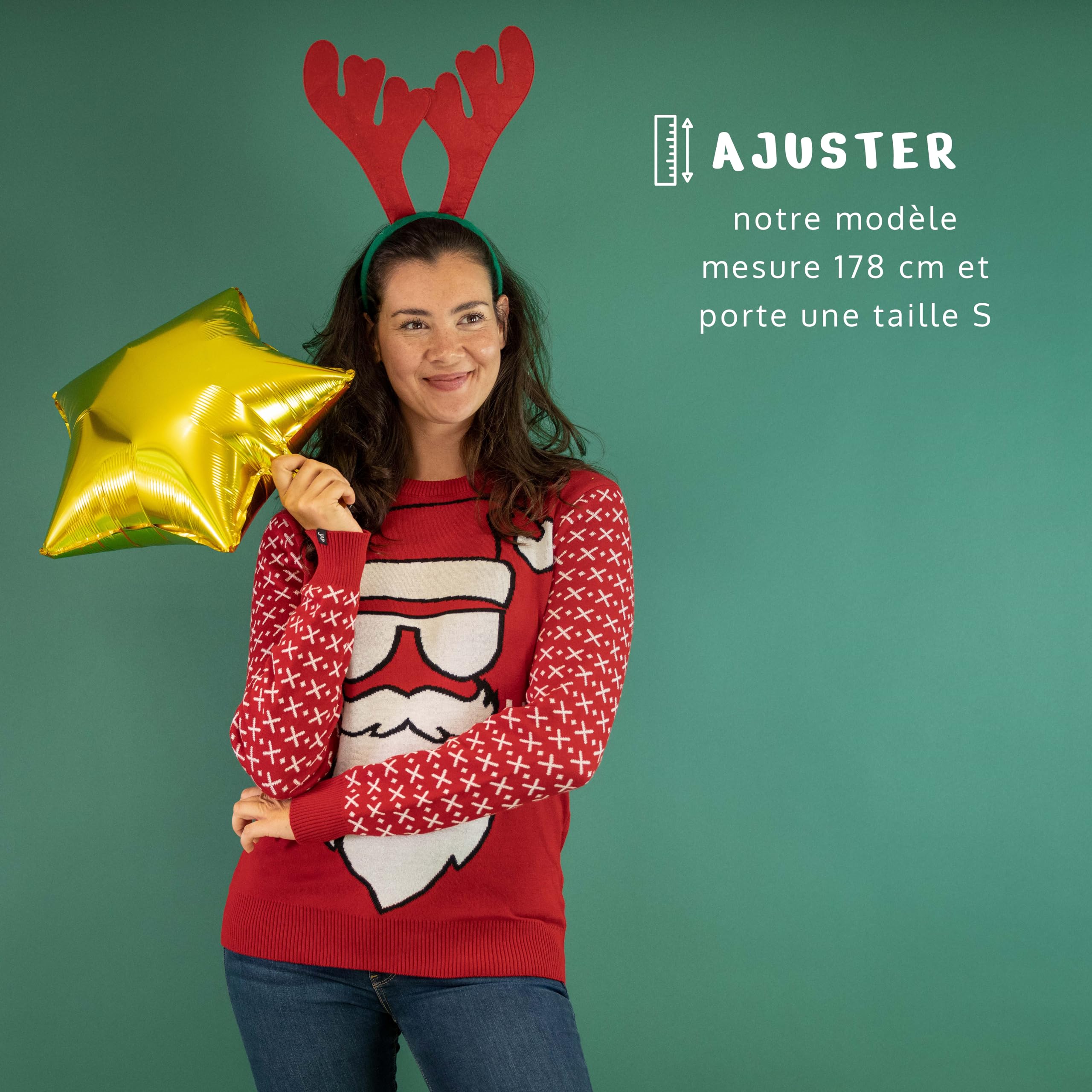 JAP Christmas - Pull de Noel - Pull Noel pour Femme et Homme - Pull Moche de Noel - Funny