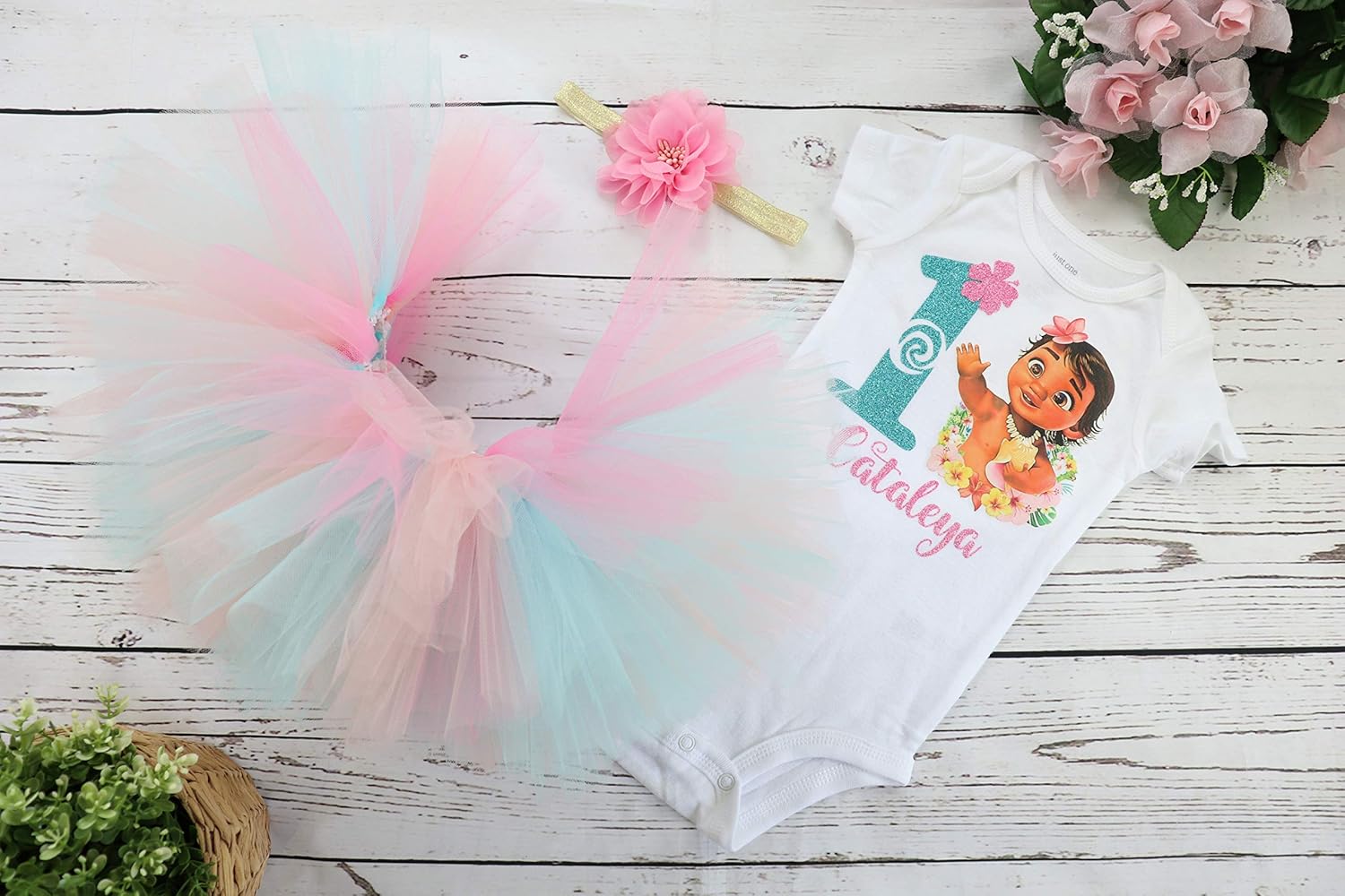 Buy Moana Birthday Outfit Moana Birthday Bodysuit First Birthday Moana Outfit Baby Girl Moana Birthday Outfit 1st Birthday Moana Set Moana Shirt Online In Indonesia B08d73g96z