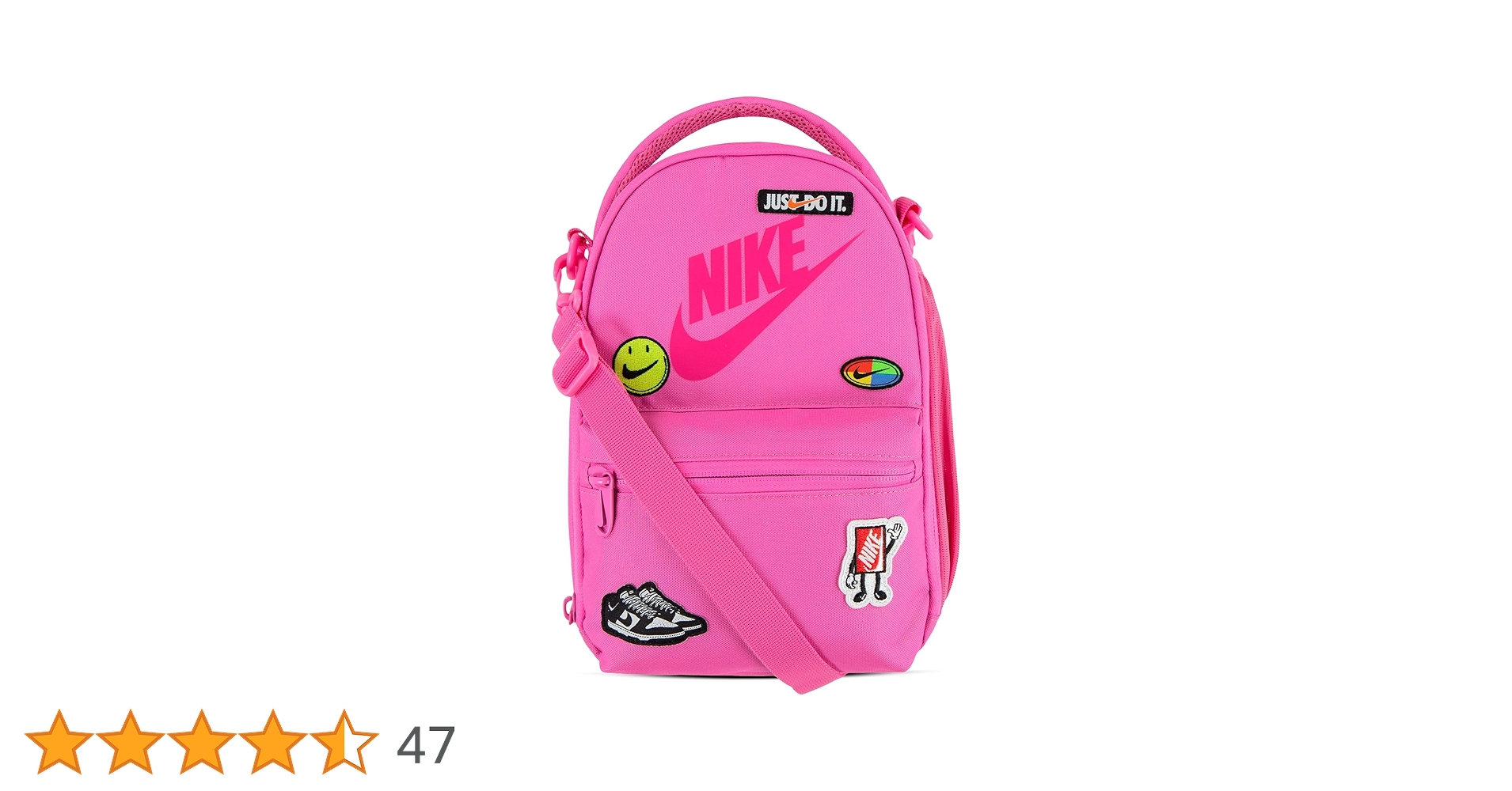 ◾️ネット売り切れ　レア　NIKE ナイキ パッチ 断熱ランチバッグ – Amazon | Nike パッチ断熱ランチバッグ – ワンサイズ, ピンク