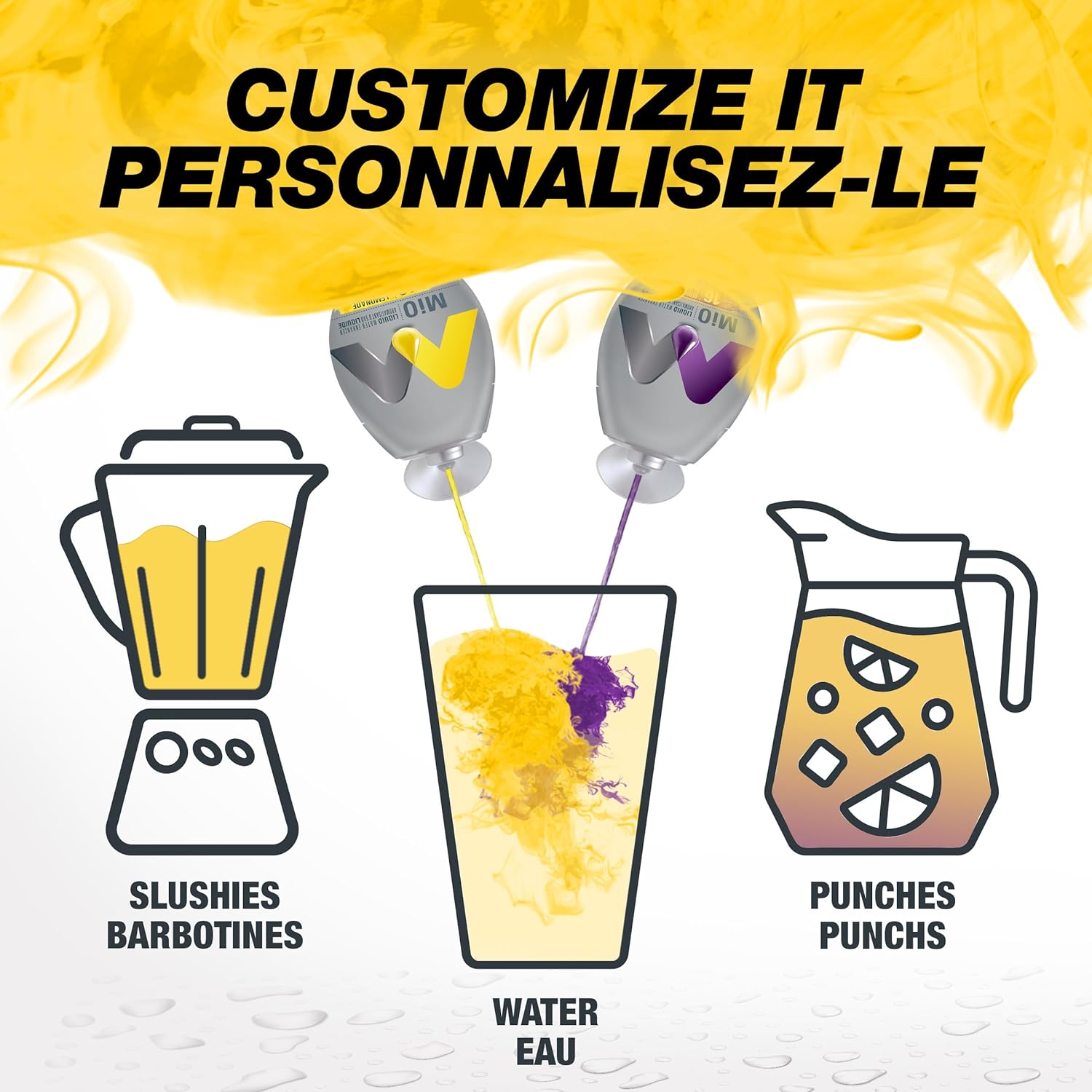 MIO Liquid Water Enhancer - Lemonade, 12ct, 48ml Each (Imported from Canada)