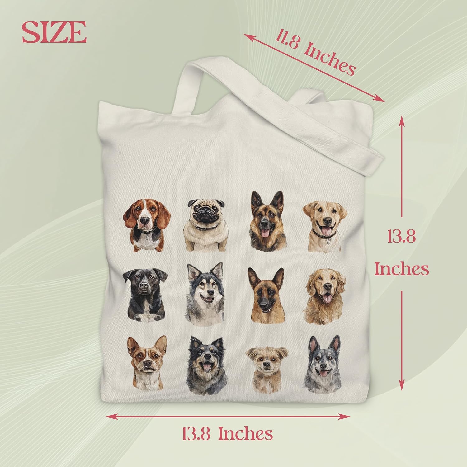 Aesthetic Tote Bag for Women | Medium Size with Inner Pocket | Stylish & Practical