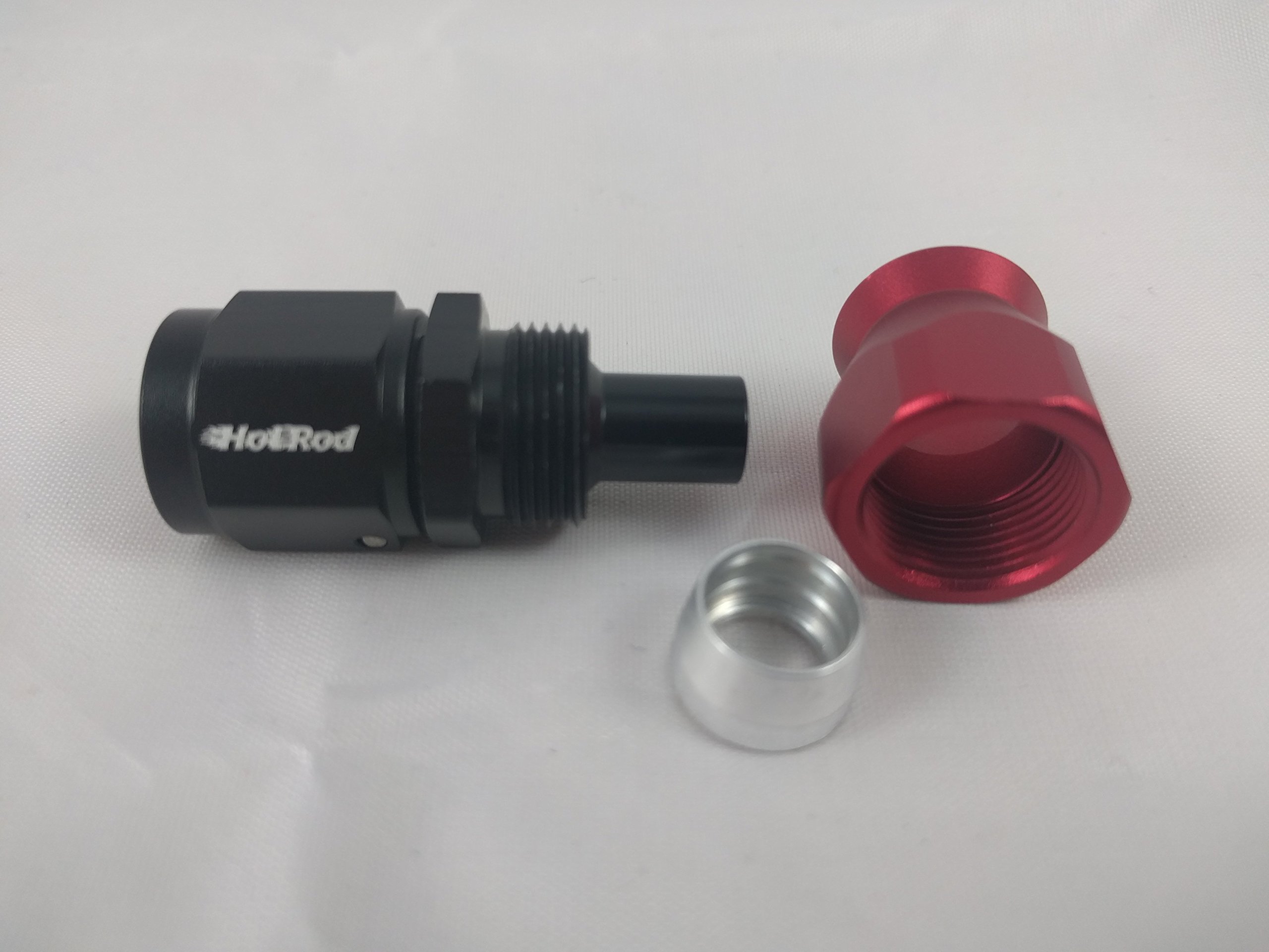 Manguera De Teflón PTFE Con Conector A 45 Grados AN6 - Serie 200, Flujo Completo, Color Negro (572-06BLK)