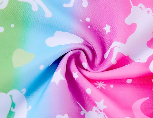 Miniatura 5 de TENVDA Trajes de baño de una pieza para niñas, traje de baño deportivo con cuello halter