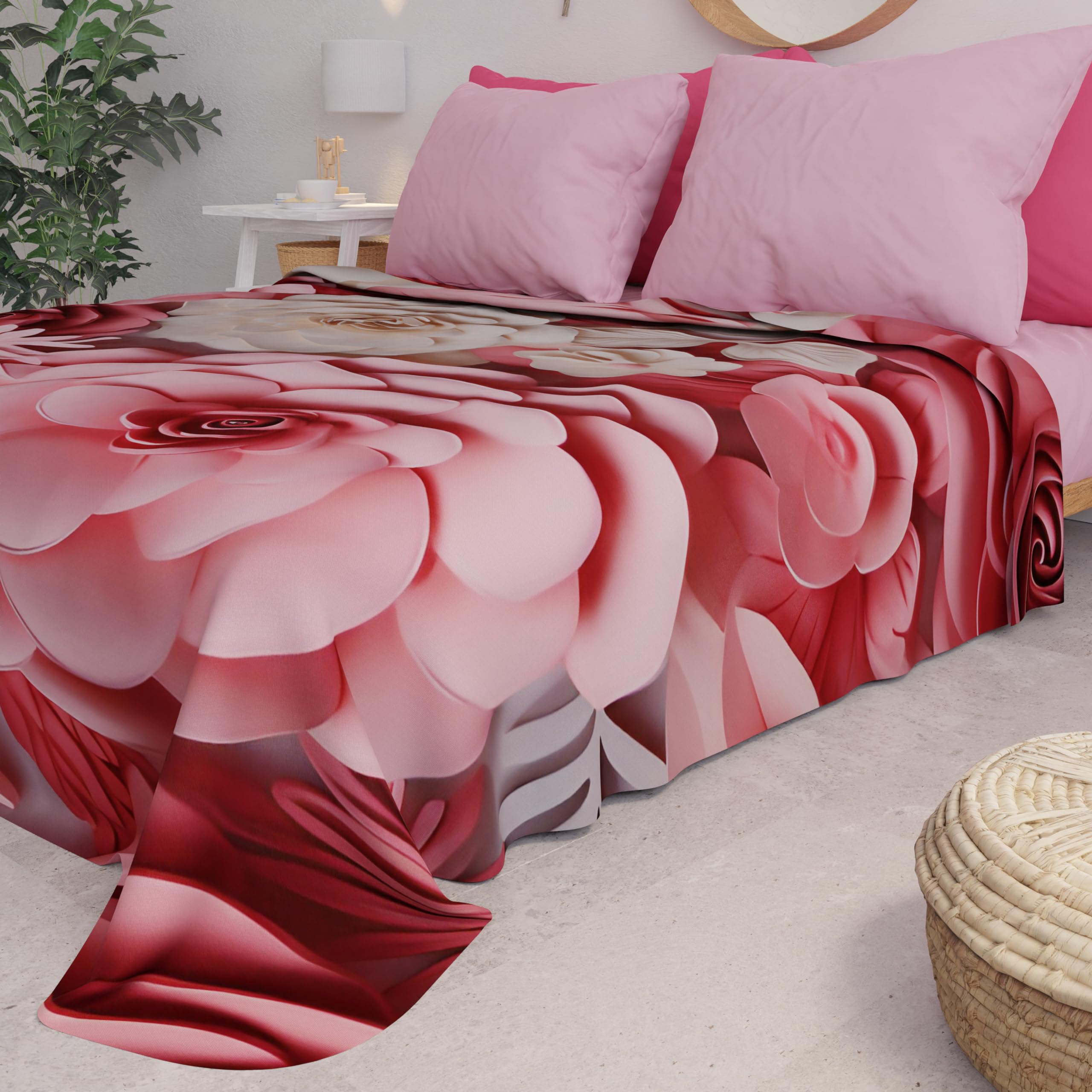 Copriletto Matrimoniale Primavera/Estate Petti - Microfibra Anallergica, 265x265cm - Foto 6