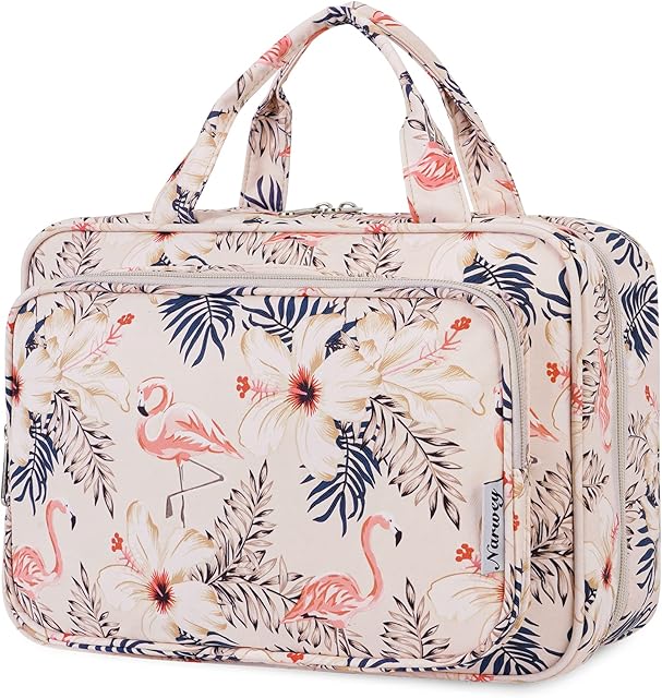 Large Hanging Toiletry Wash Bag Travel Makeup Bag Cosmetic Organizer for Women and Girls