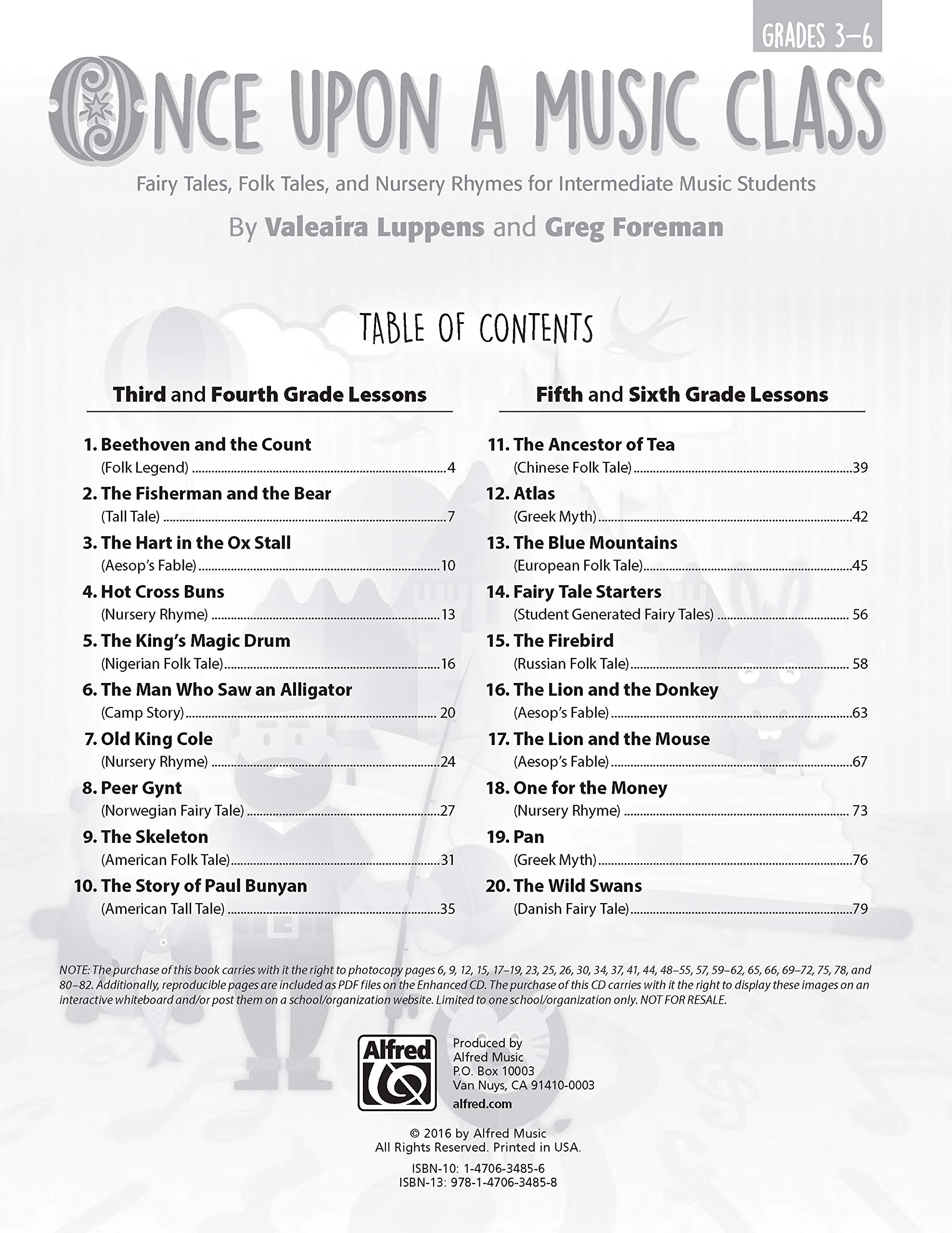 Once Upon a Music Class: Fairy Tales, Folk Tales, and Nursery Rhymes for Intermediate Music Students (incl. CD)