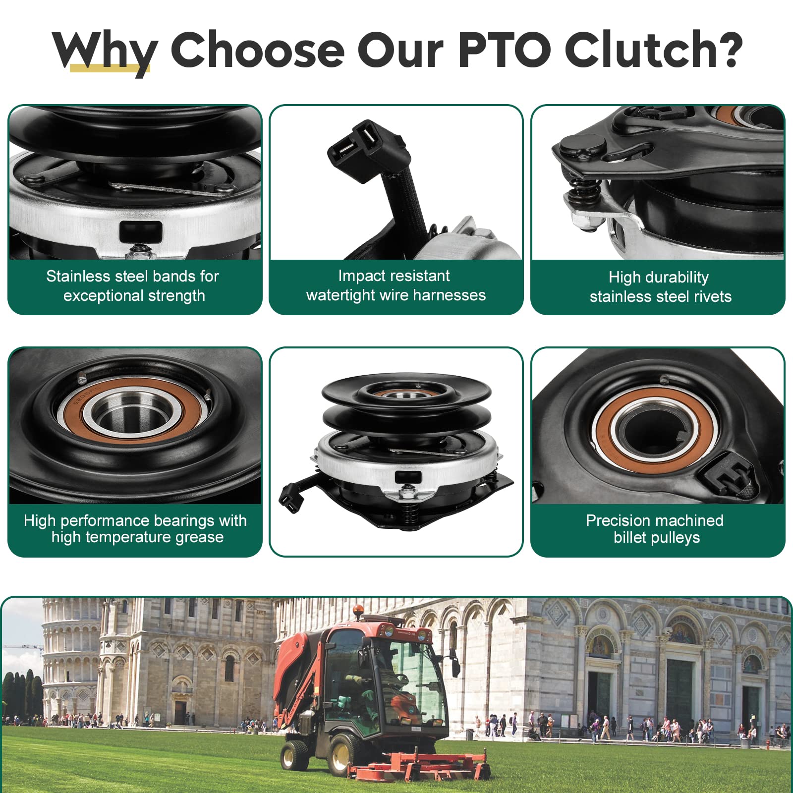 Amazon.com : ILONPA Electric PTO Clutch for AYP Husqvarna 124648X