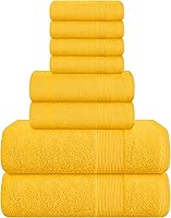 Vista 8 de Belizzi Home: Juego de 2 toallas grandes de baño de algodón de alta calidad, 35x70 pulgadas, algodón 100% puro, ideal para uso diario, ultrasuave