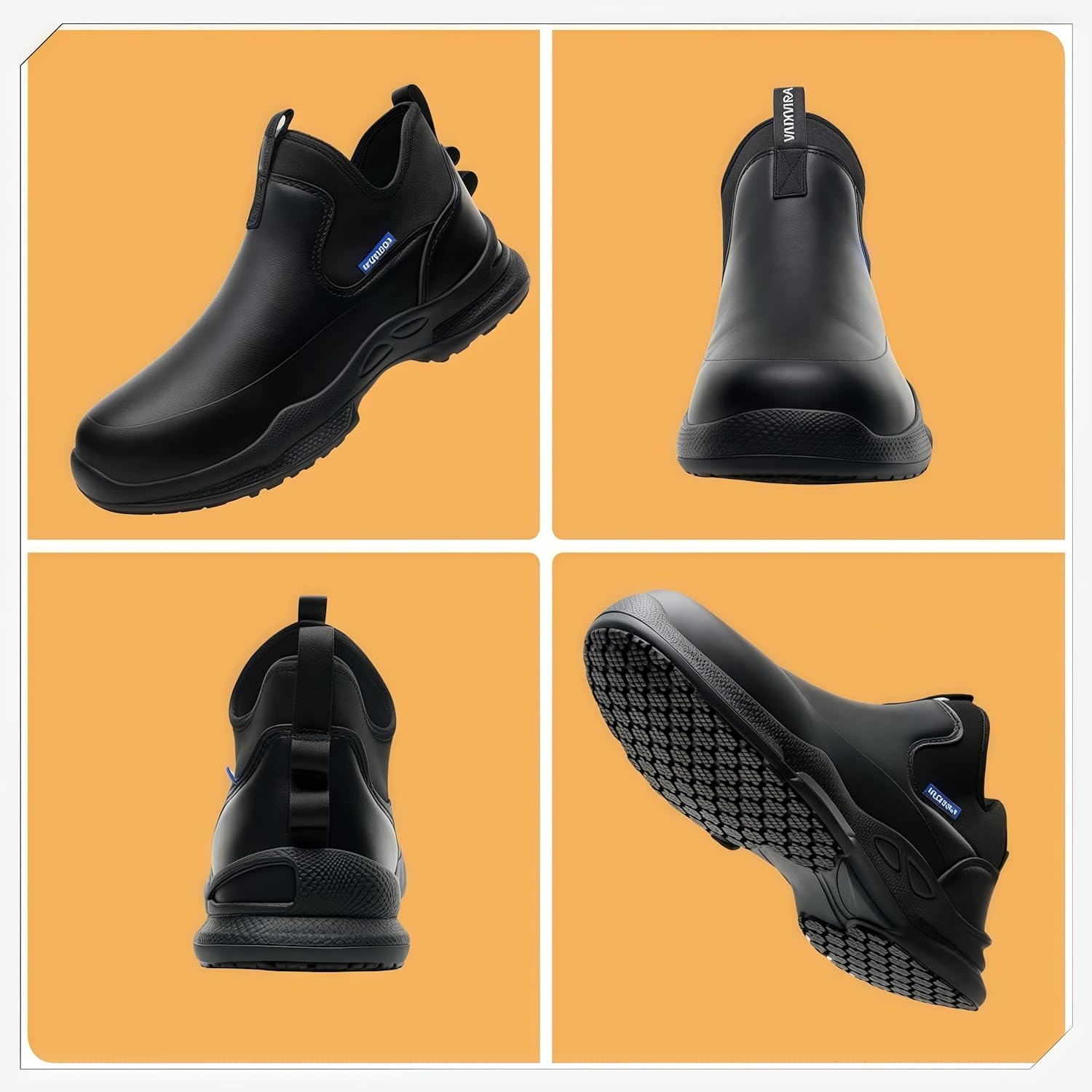 Non Slip Chef Shoes for Men, Water&Oil Resistant, Food Service Shoes Women, for Kitchen Restaurant, Soft Comfortable Lightweight