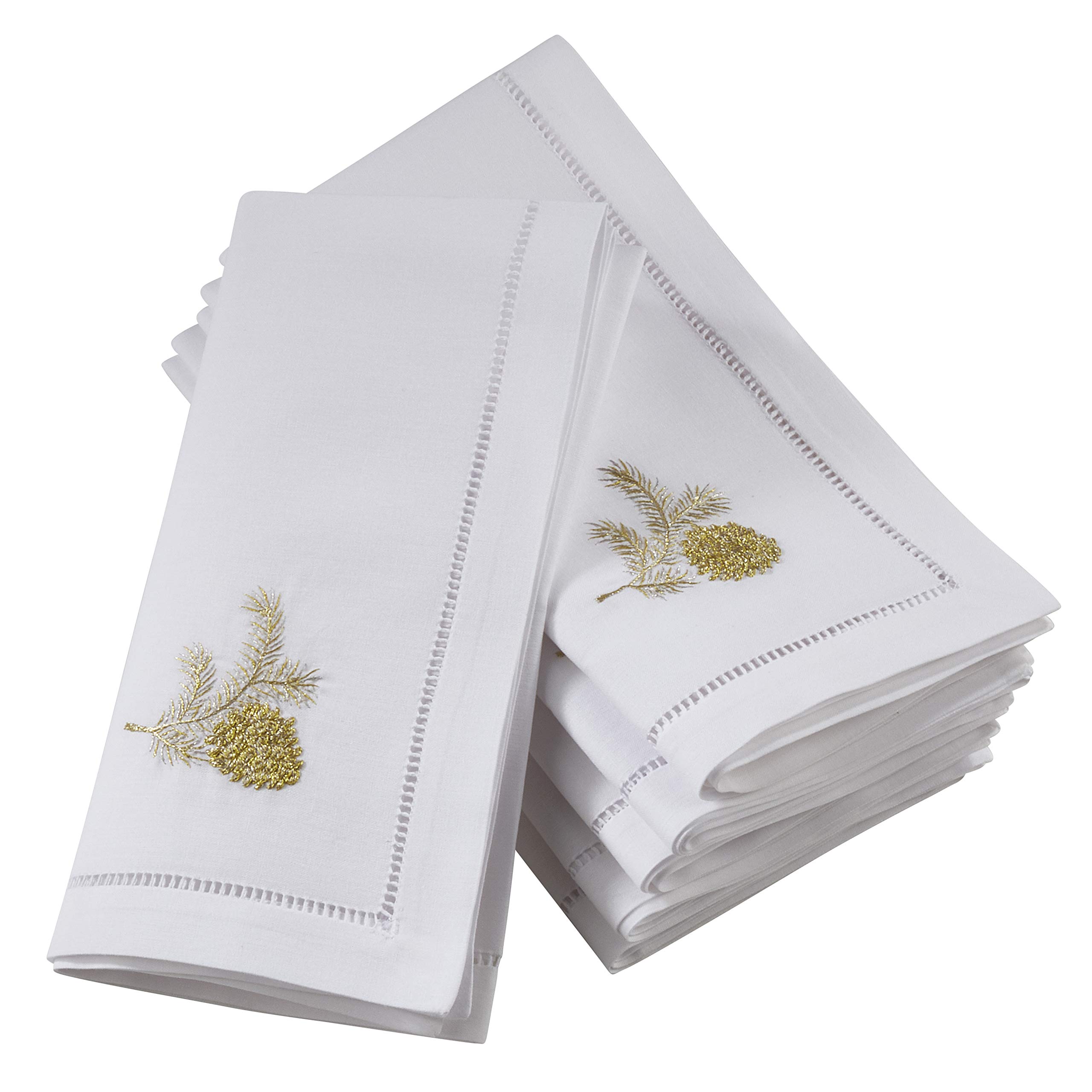 Servilletas de cono de pino para cenas navideñas y eventos de otoño