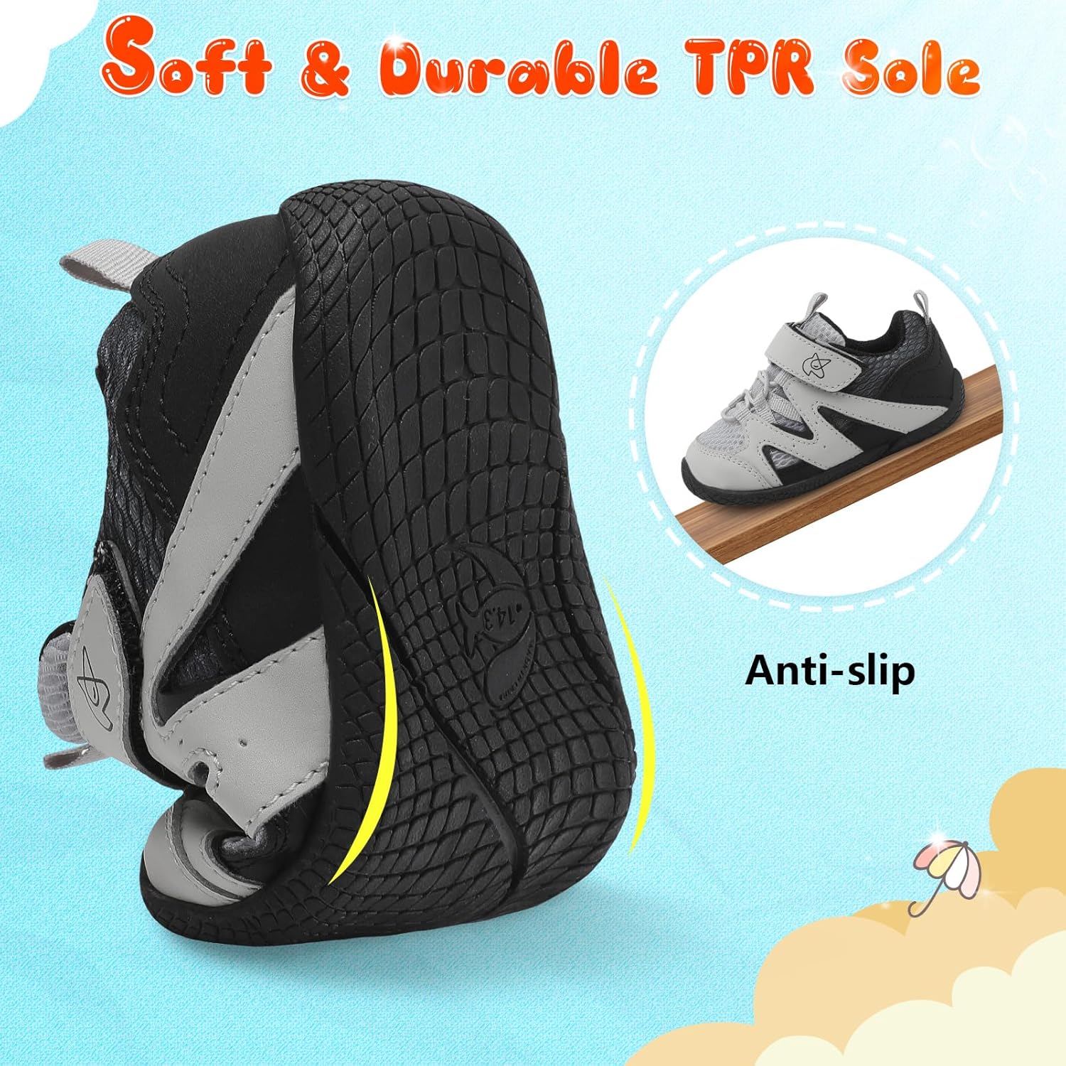 LeIsfIt Baby Shoes Boys Girls First Walking Shoes Non-Slip Toddler Breathable Sneakers Infant Sneakers - Image 4